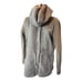 North Face Fleece Jacket Hoodie Womens Medium Hooded Full Zip Hiking Sweatshirt