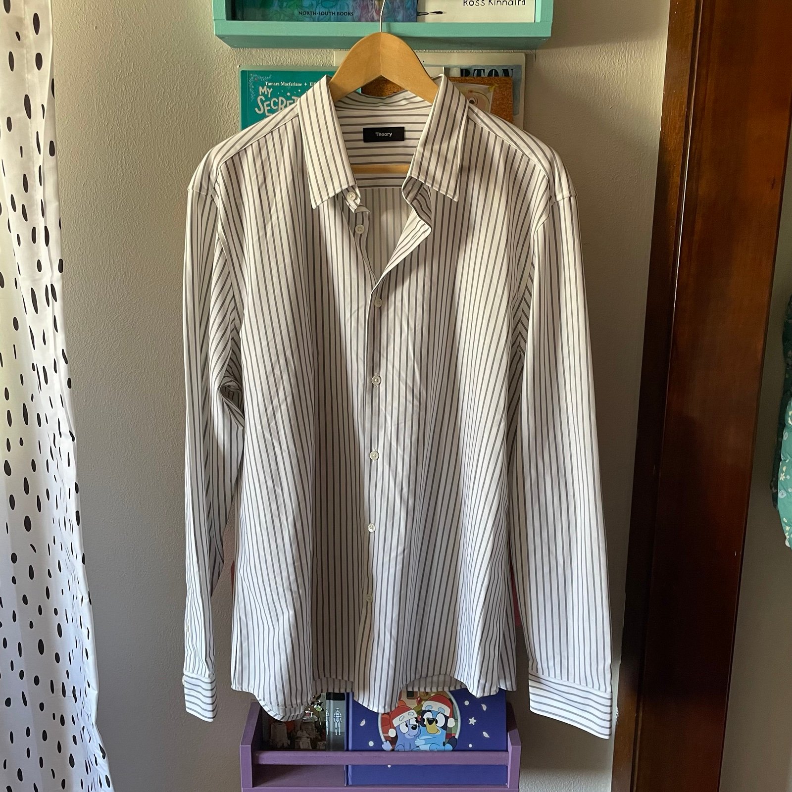 Theory Sylvain And Blaine Stripe Shirt