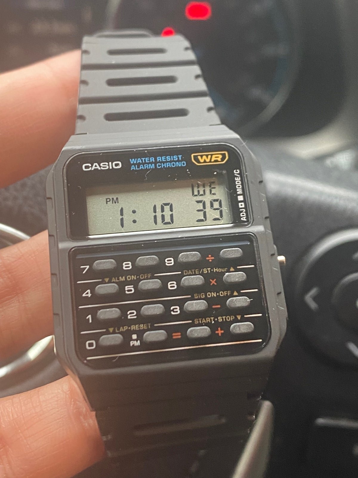 Casio Calculator Watch UNISEX Size 34mm Diameter