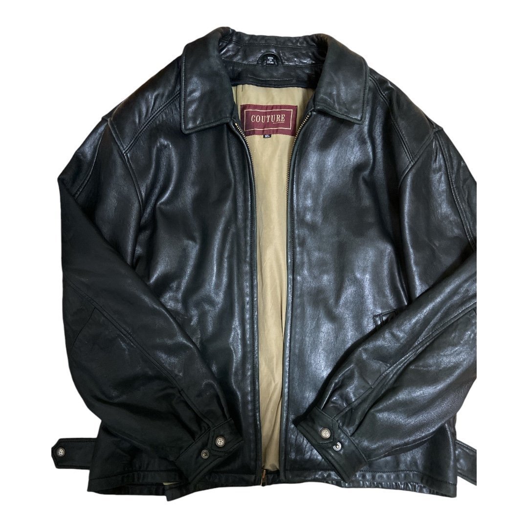 Vintage Oversized Leather Jacket