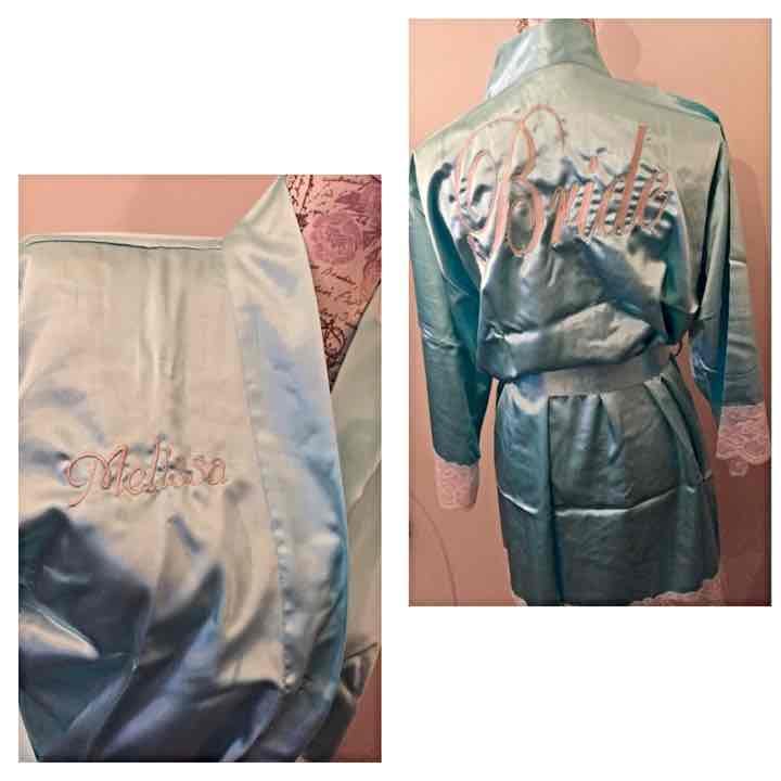 Personalized Silk Robe Bridal Party