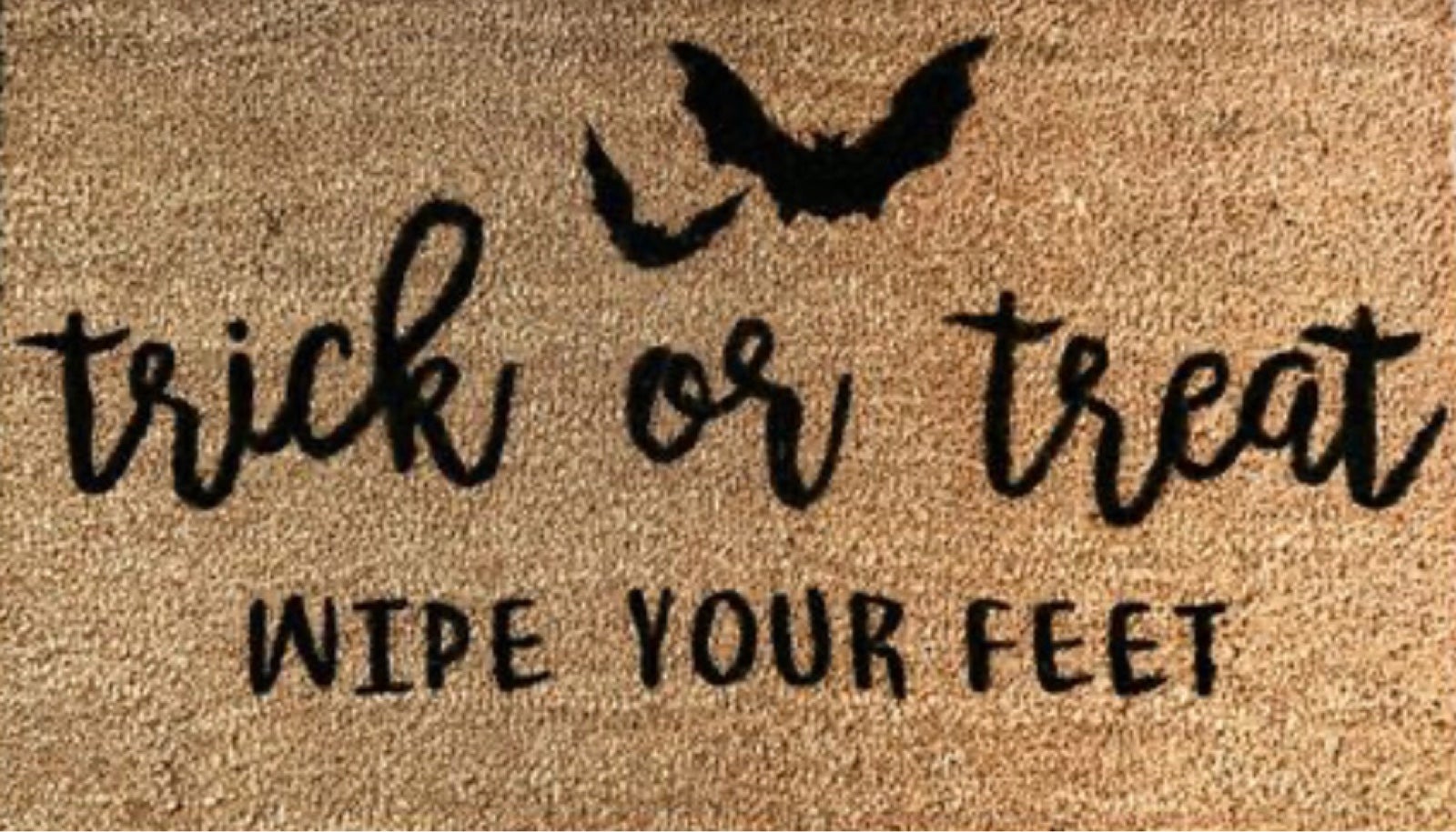 Custome Halloween welcome mat