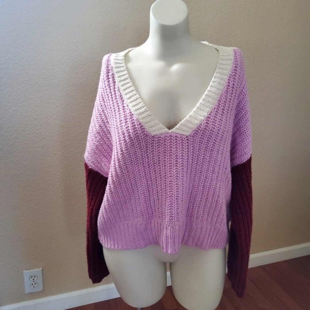 Wildfox Chrochet Pullover Sweater XL