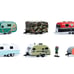 Hitched Homes 6 piece Travel Trailers Set Series 13 1/64 Diecast Models