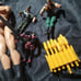 GI JOE + random missiles + vehicle part (parts maybe from lanard, g.i. or other)