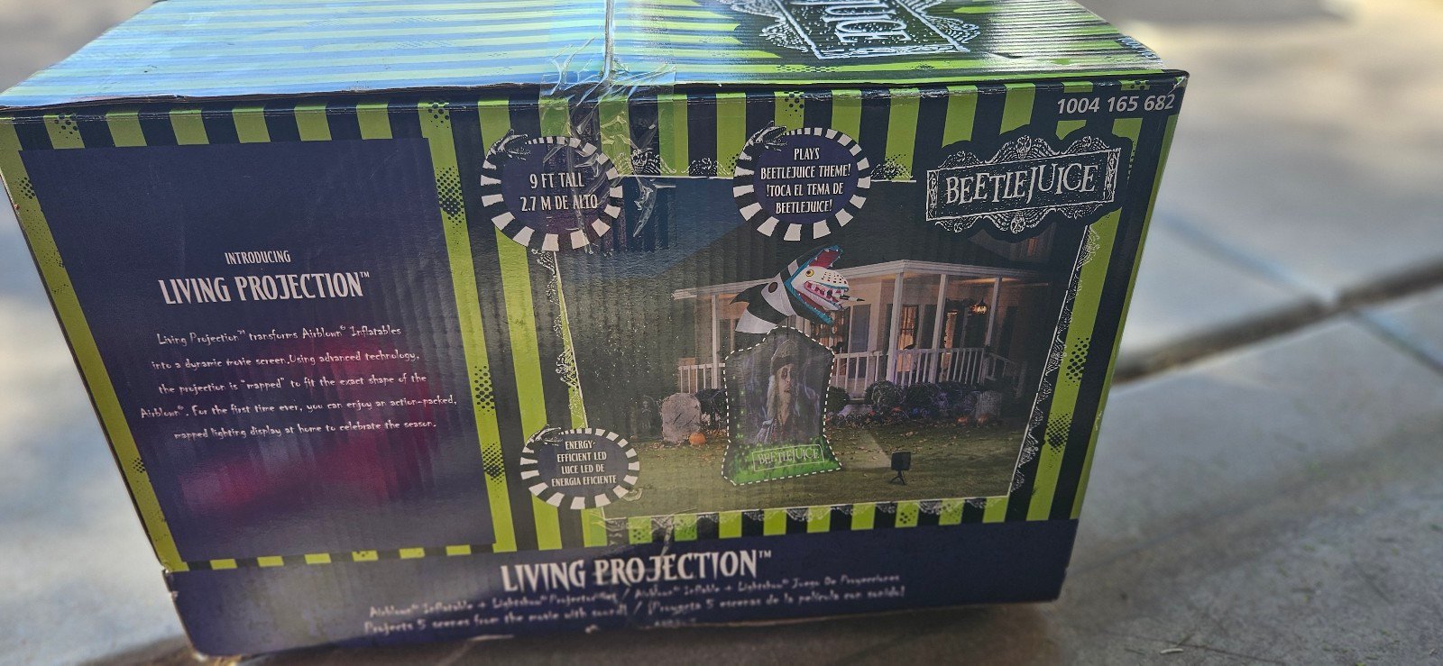9 ft inflatable Beetlejuice Movie Projector GEMMY