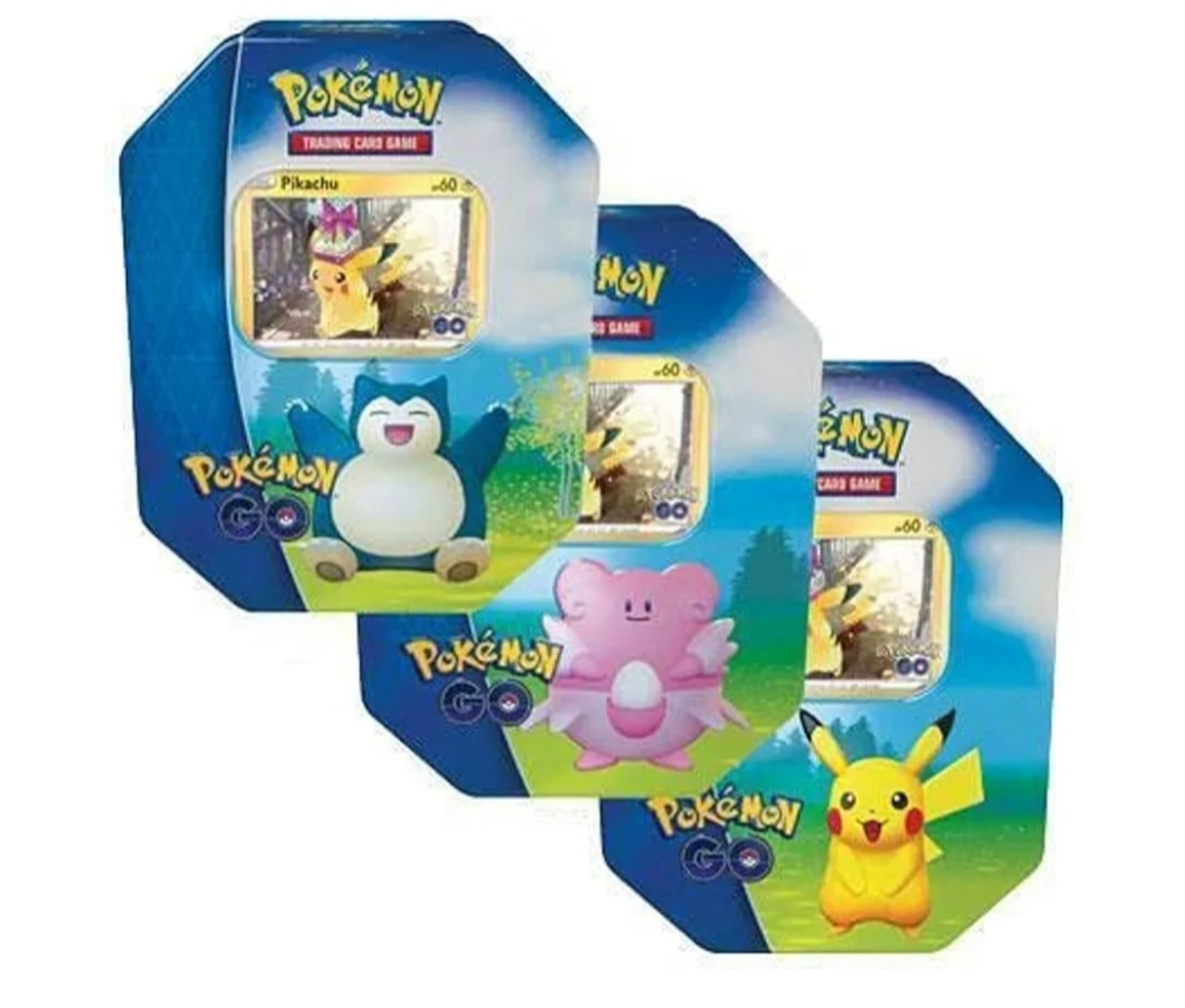 Pokemon TCG Go Tin Lot Of 4