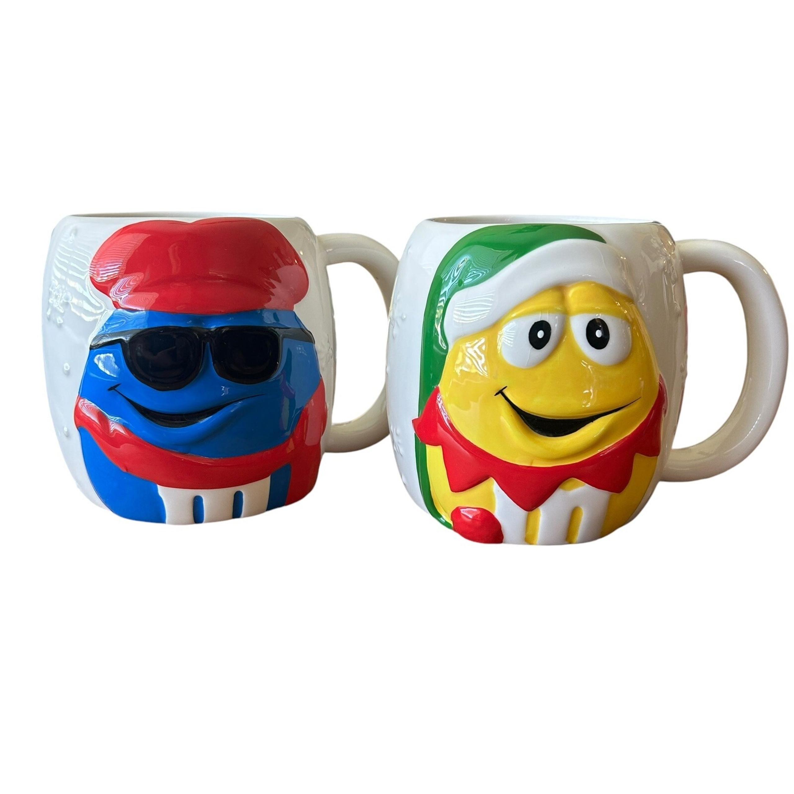 Mars M&M MM Candy 3D Coffee Mug Set Of 2 Character Mugs Large 16oz Galerie READ