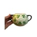 Vtg Japanese Shamrock Moriyama Lidded Sugar Bowl & Open Creamer Teacup & Saucers