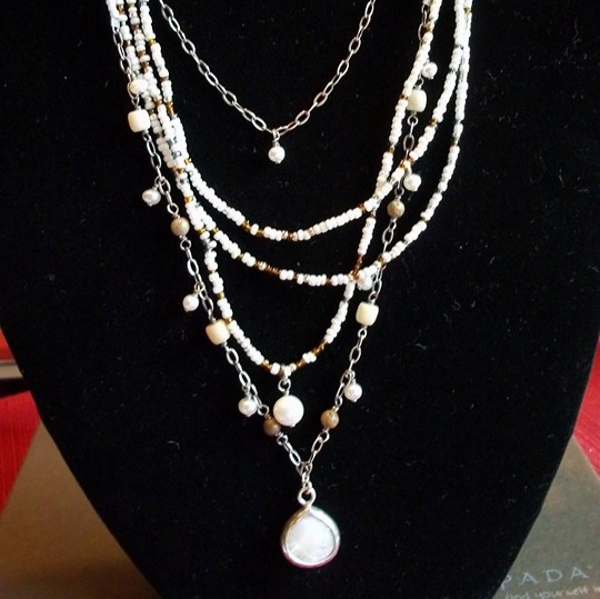 N1673 Retired Silpada Beads, pearls Necklace