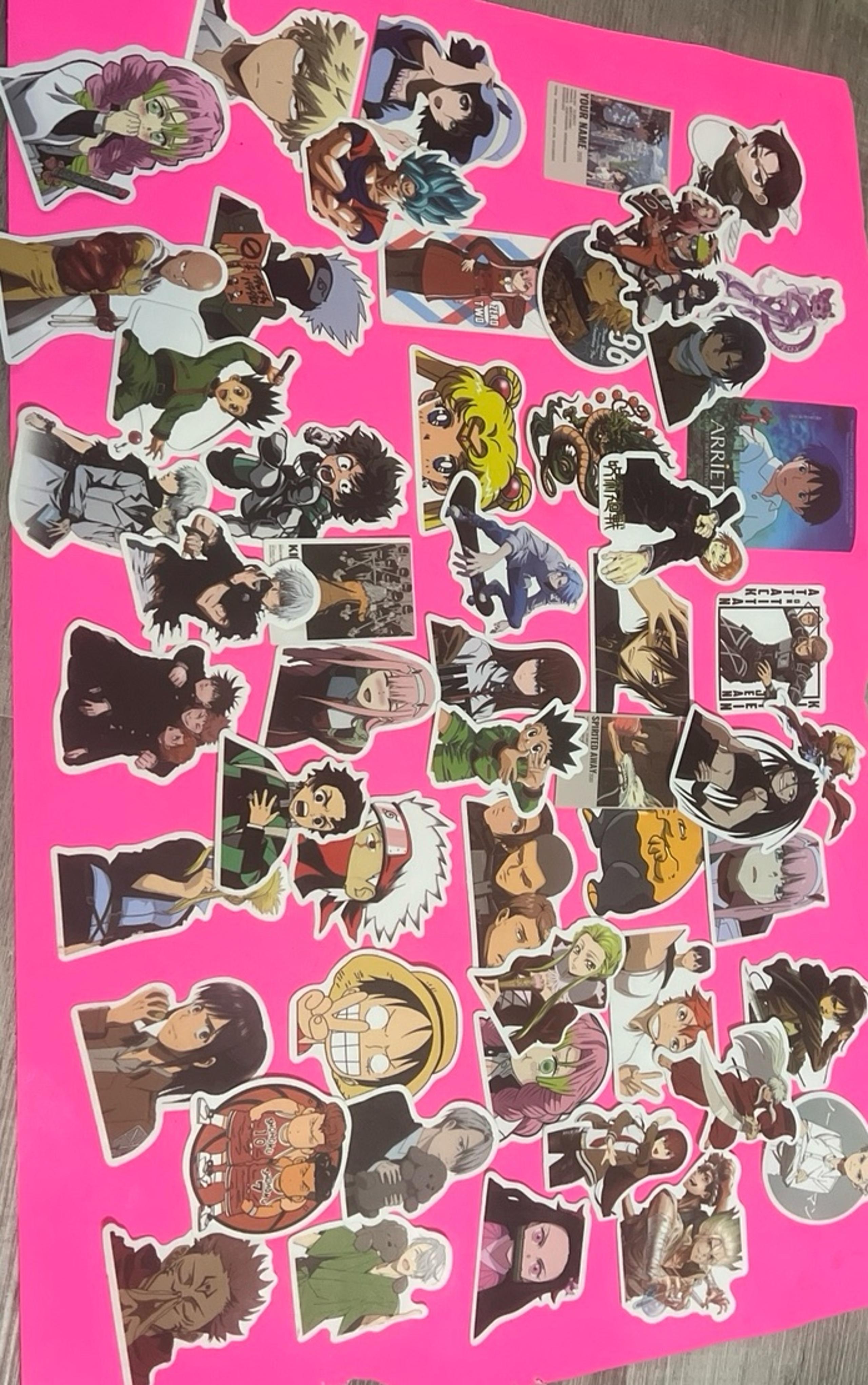 Anime stickers the best