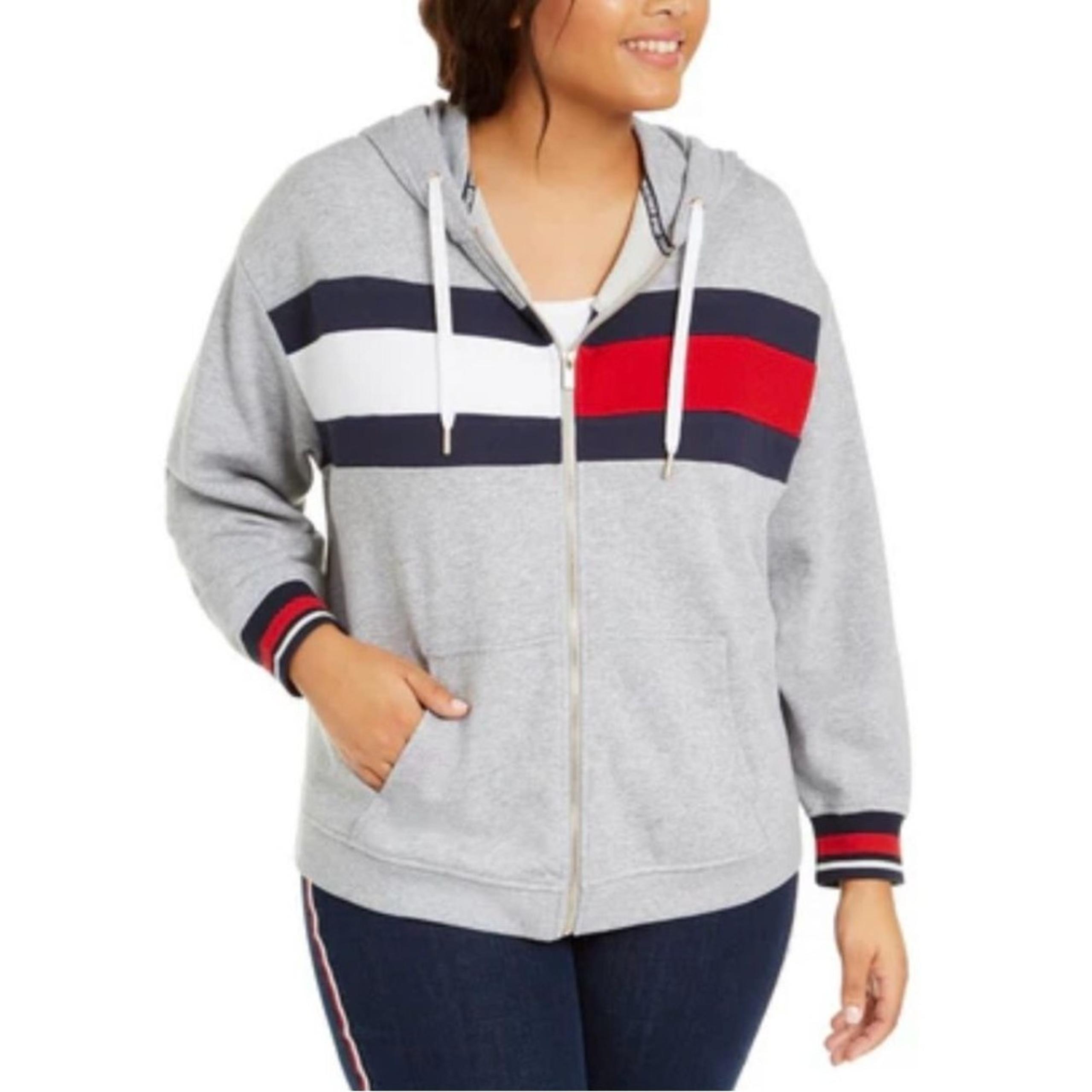 Tommy Hilfiger Front Zip Hooded Sweatshirt
