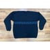 VTG 80s 90s Grand Prix Monaco Formula 1 Black V Neck Embroidered Sweater XL RARE