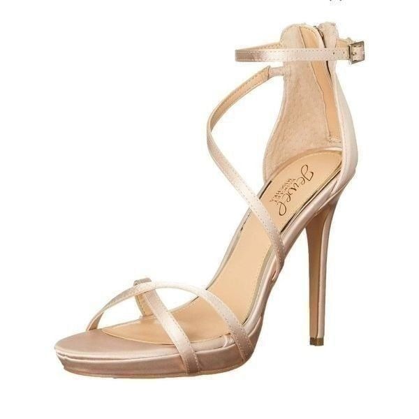 Jewel Badgley Mischka Galen Platform Sandal Size 9 NWT