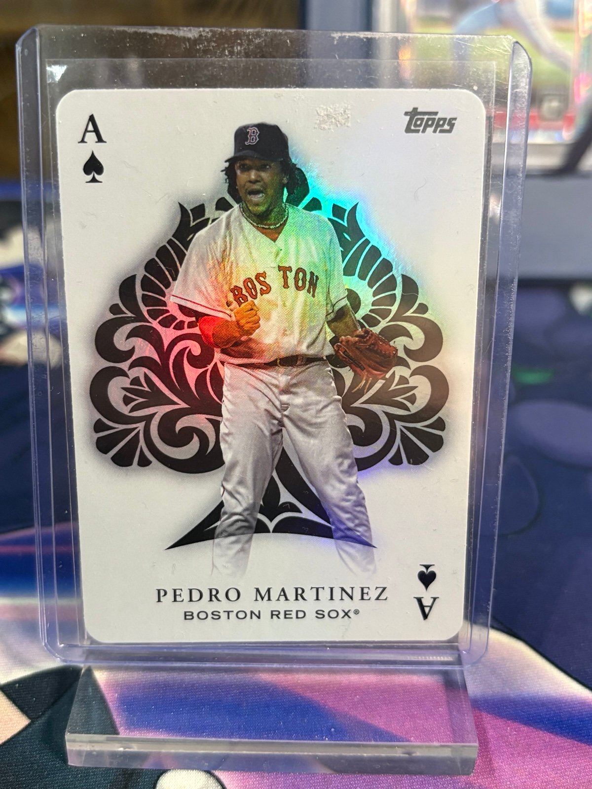 Pedro Martinez Topps All Aces BLUE BACK SSP , Rare Version Short Print Run, MINT