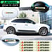 BRAND NEW UNIVERSAL 8PCS MITSUBISHI GLOWS IN THE DARK GREEN BADGE EMBLEM STICKE