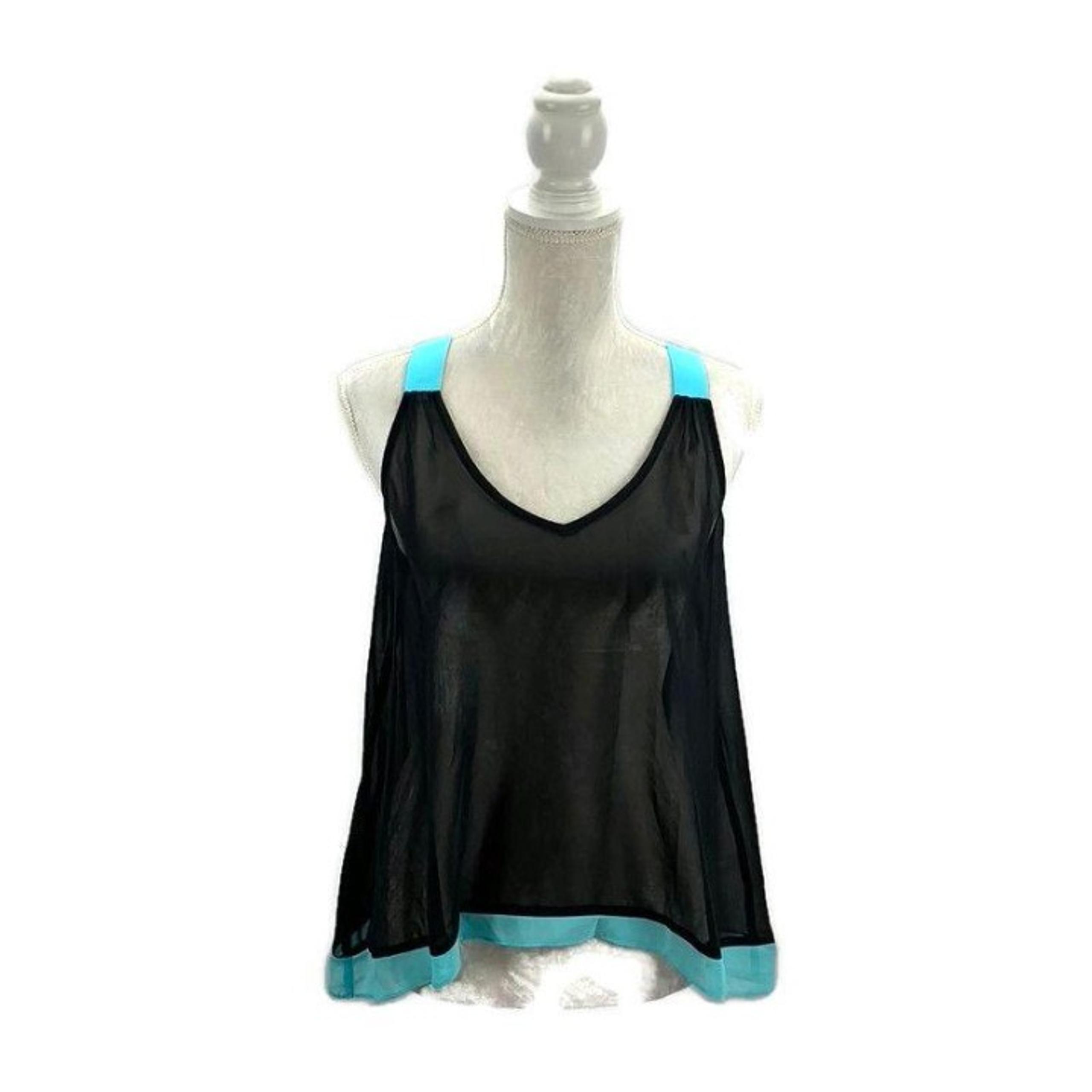 Bisou Bisou Chiffon Swing Tank Top S