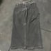 Wide Leg Baggy ecko unltd. JNCO-type Faded Black Denim Jeans from 2000s