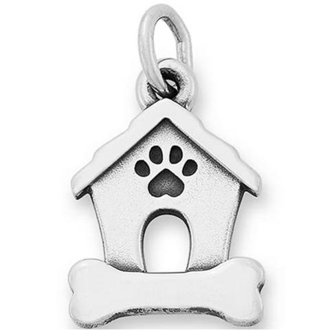 James Avery Sterling Silver Engravable Doghouse Charm