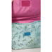 Abbi New York Teal/Blue/Green Dragonfly Print Gold Trim Satin Laptop/Briefcase
