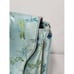 Abbi New York Teal/Blue/Green Dragonfly Print Gold Trim Satin Laptop/Briefcase