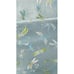 Abbi New York Teal/Blue/Green Dragonfly Print Gold Trim Satin Laptop/Briefcase