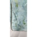 Abbi New York Teal/Blue/Green Dragonfly Print Gold Trim Satin Laptop/Briefcase