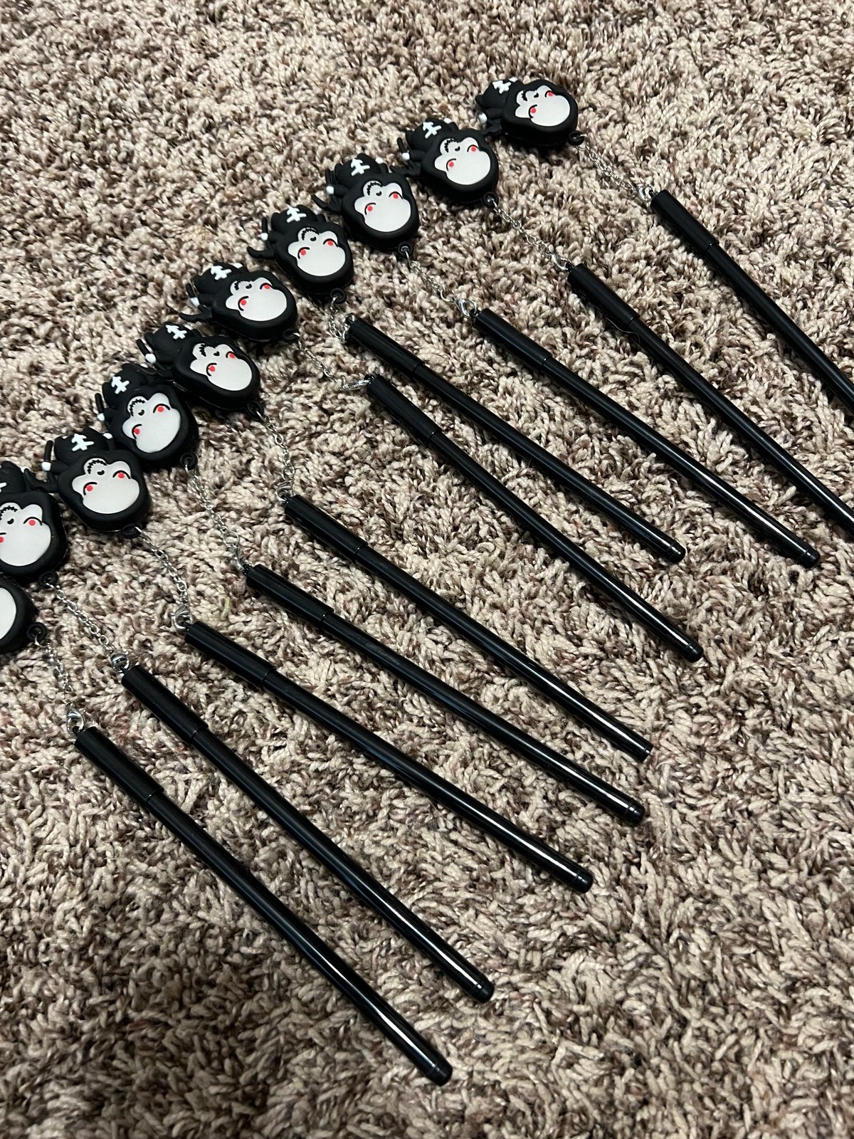Halloween and Christmas pens, earrings, anklets, etc.