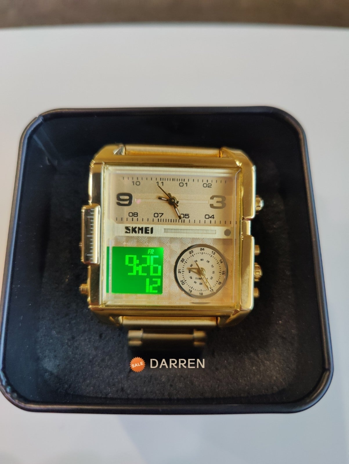 Sport Men's Watch Luxury Brand Quartz Military Wristwatch Clock LED Display