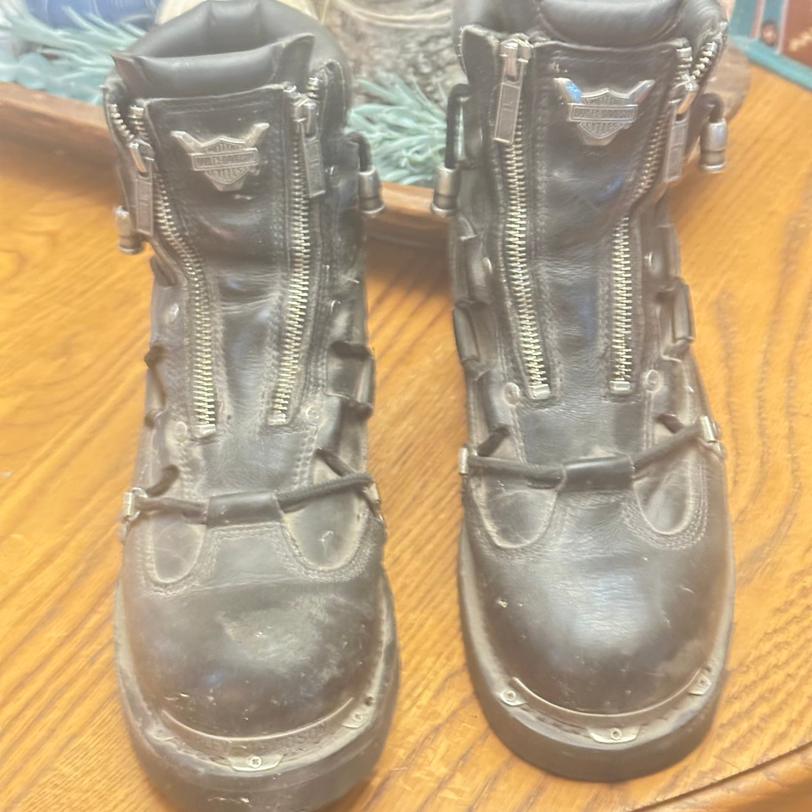 Preowned Harley Davidson size 9 Motorcycle boots