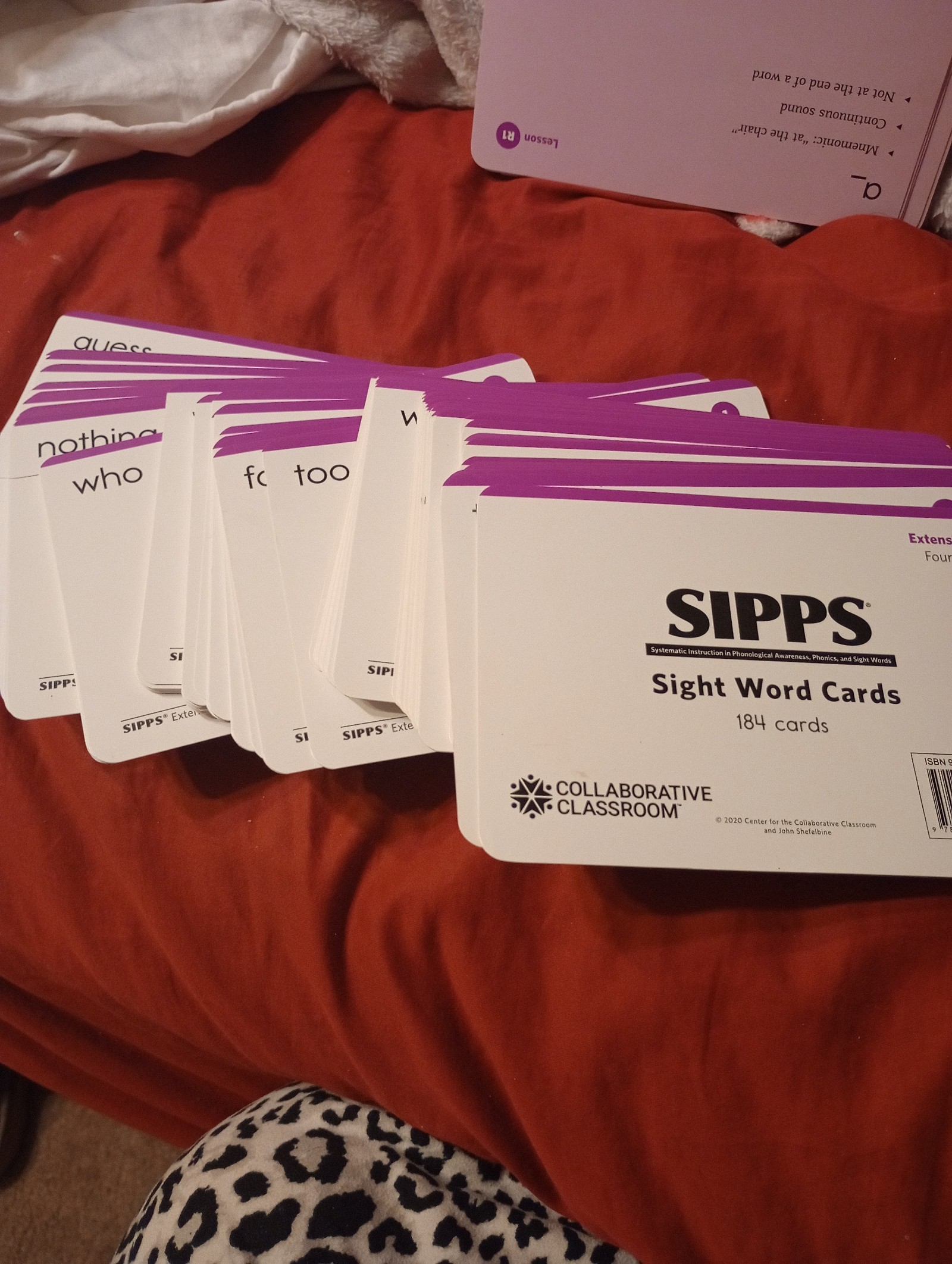 SIPPS Extension Level, 4th Edition Handheld Sight Word Cards