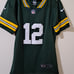 Nike NFL Green Bay Packers 12 Rodgers Jersey Short Sleeve Girls Youth Unisex