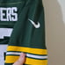 Nike NFL Green Bay Packers 12 Rodgers Jersey Short Sleeve Girls Youth Unisex