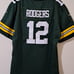 Nike NFL Green Bay Packers 12 Rodgers Jersey Short Sleeve Girls Youth Unisex