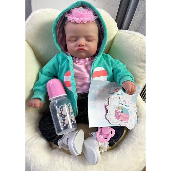 Anano 20 Inch Realistic Sleeping Reborn Baby Dolls