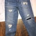 BP Distressed Patchwork Boyfriend Jeans