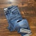 BP Distressed Patchwork Boyfriend Jeans