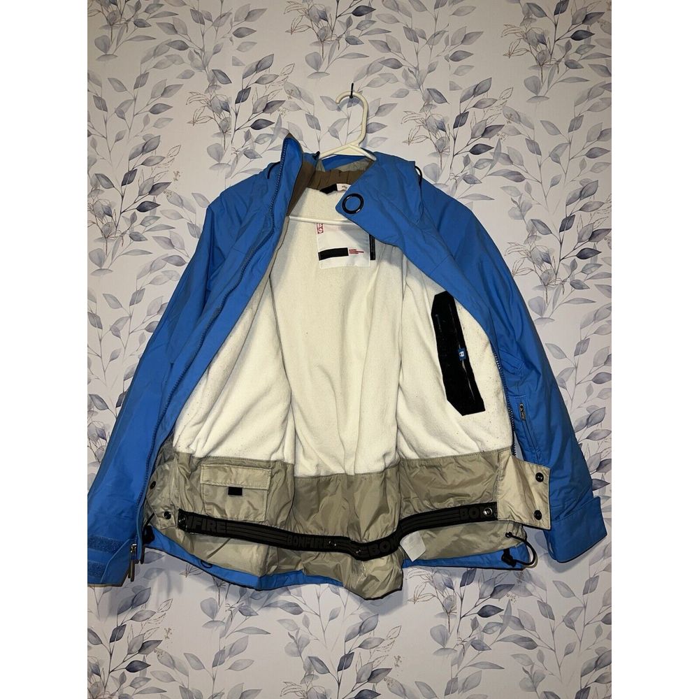 Women's Bonfire Snowboard Jacket Sz S/M Color Blue Serie Gold Perfect Condition