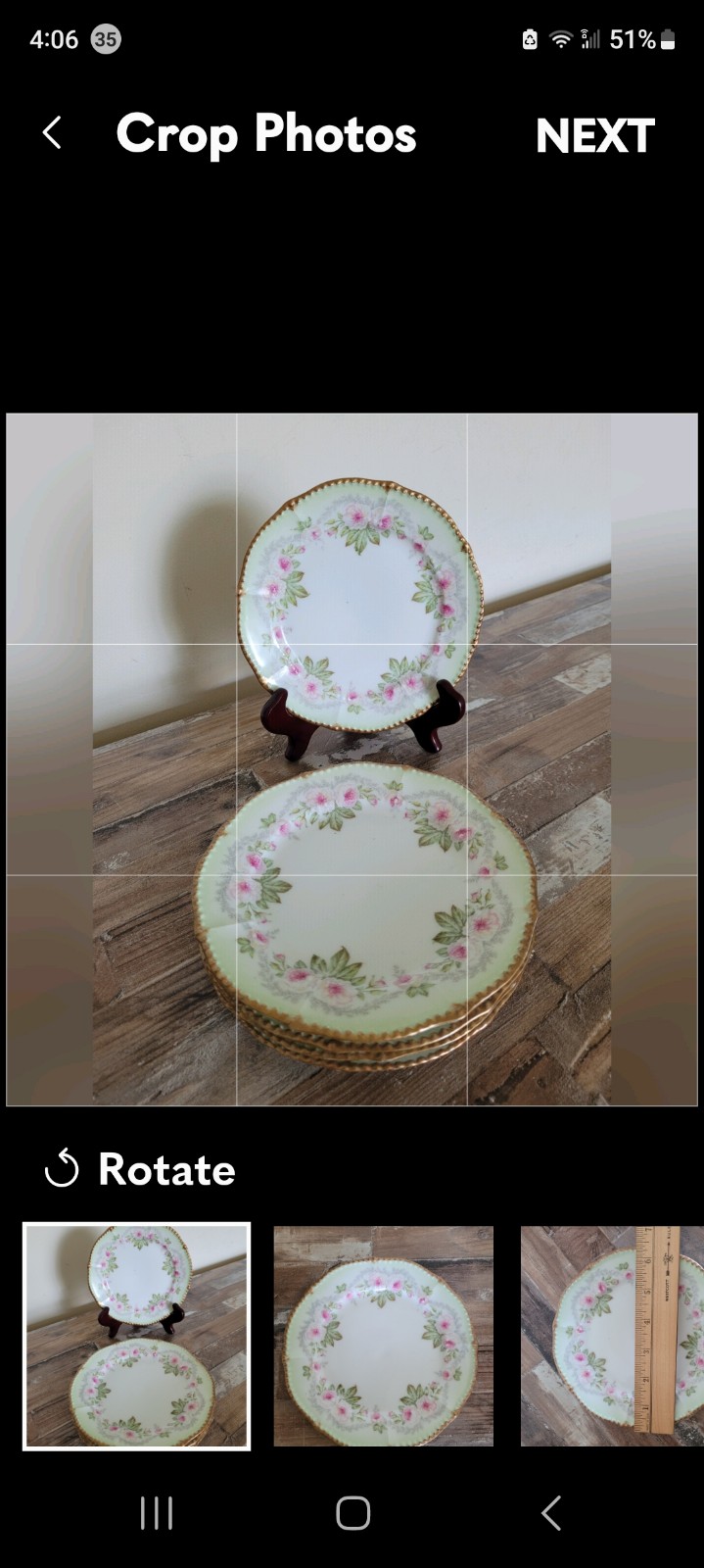 Limoges P&B France lot of 5 desert plates Antigue Stunning