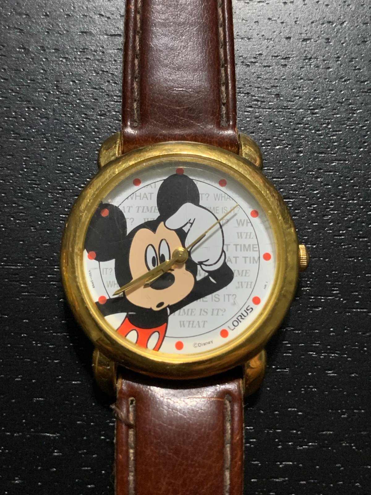 Louis Disney Mickey Mouse (What time is it?) Watche