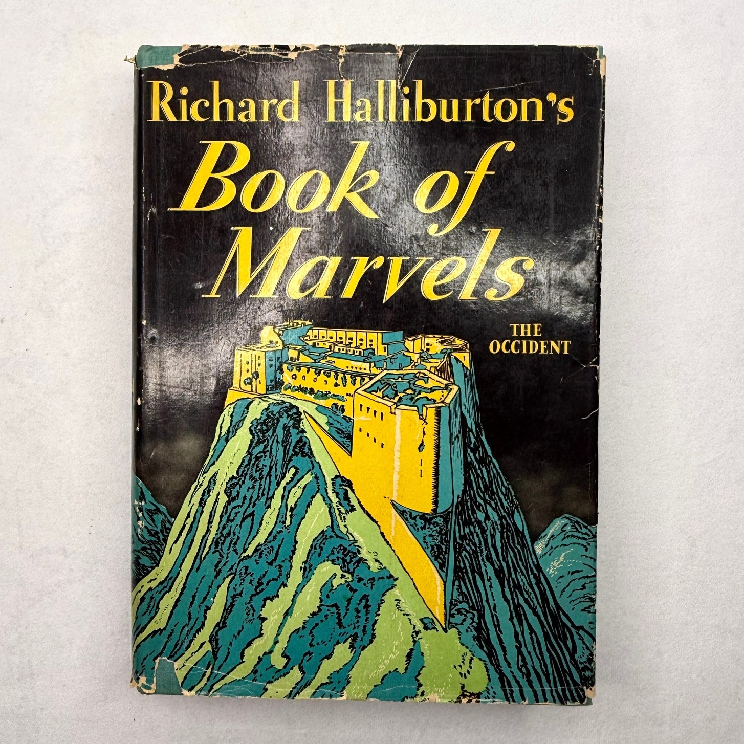 1937 Richard Halliburton's Book Of Marvels The Occident Hardcover w/ DJ
