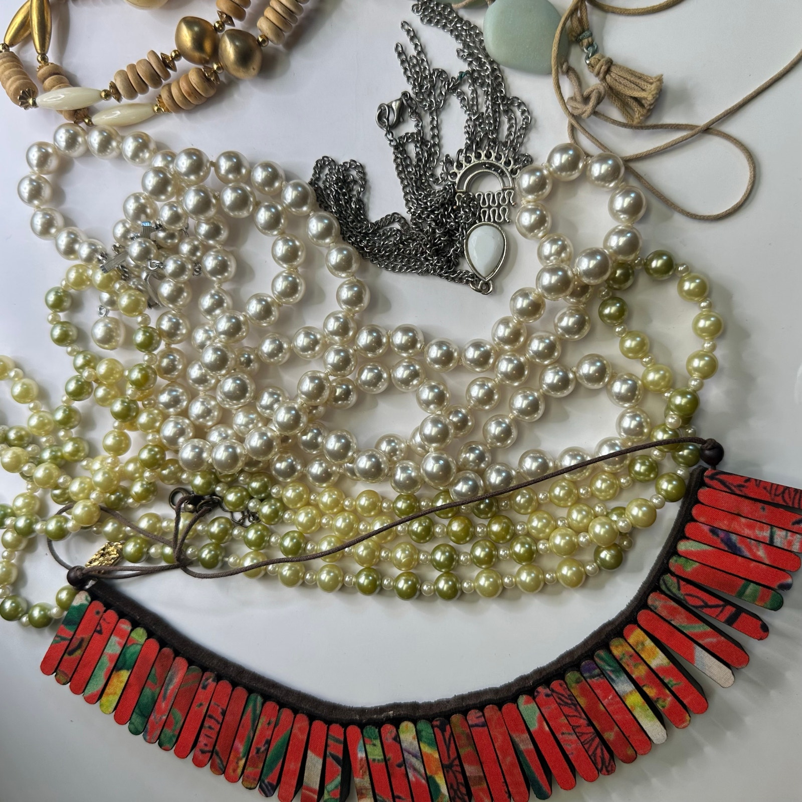 Mixed Lot 8 pieces Fashion Costume Jewelry Necklace Earring Unique pieces boho