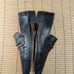 Bruno Magli Mens Horsebit Loafers Shoes Black Leather Silver Bit Size 10.5M. 2