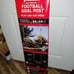 FRANKLIN AUTHENTIC STEEL FOOTBALL GOAL POST, 8.5 x 5.5 FEET NEW. Box shows wear