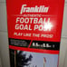 FRANKLIN AUTHENTIC STEEL FOOTBALL GOAL POST, 8.5 x 5.5 FEET NEW. Box shows wear