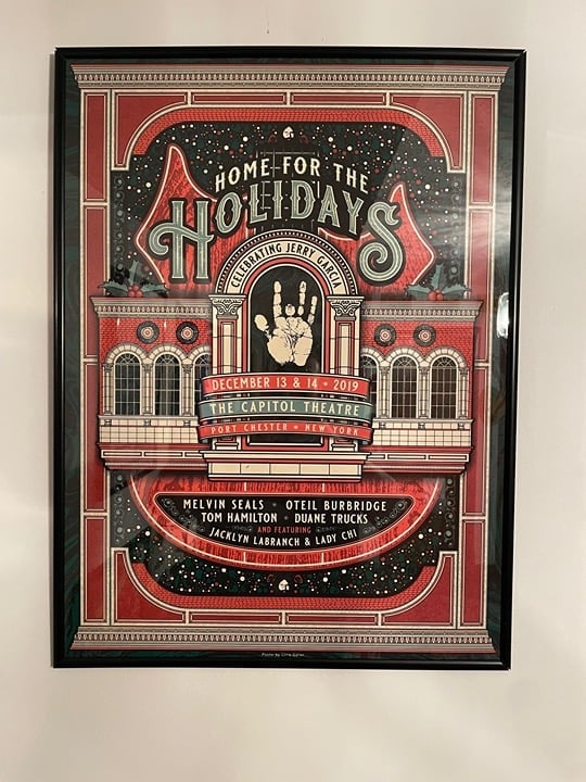 Tribute to Jerry Garcia gig poster