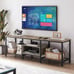 Industrial TV Stand for 70 Inch Television Cabinet 3-Tier