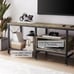 Industrial TV Stand for 70 Inch Television Cabinet 3-Tier