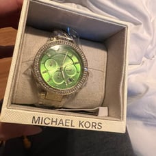 Michael Kors Watch- Brand New Green Face