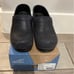 Dansko leather clogs 36 blueberry
